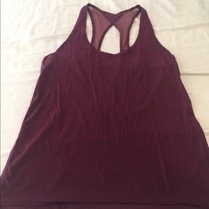 Lululemon Running Top in Plum